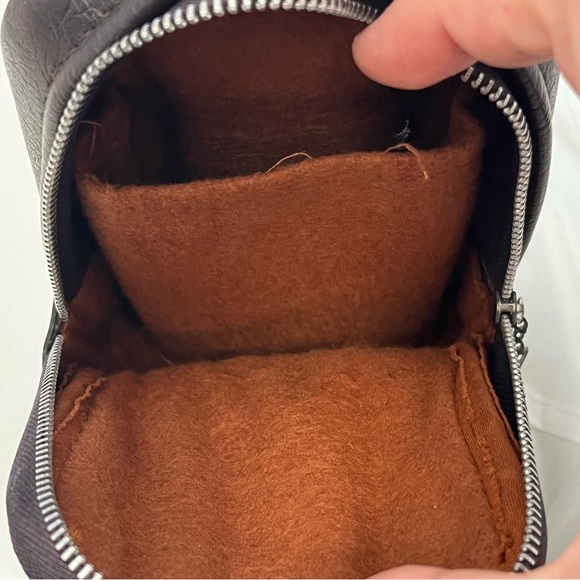 Vintage Small Faux Leather Kodak Pocket Tote Camera Case Missing Clip With Strap - Picture 10 of 16